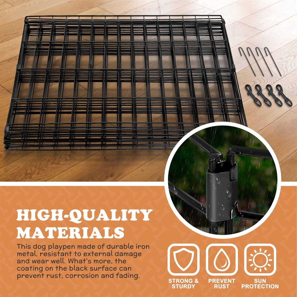 Folding Dog Exercise Pen 8 Panel P4571