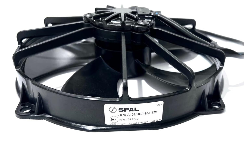 7.2 Puller Radiator Condenser Fan 12 Volt Curved Blade 398 cfm S4339