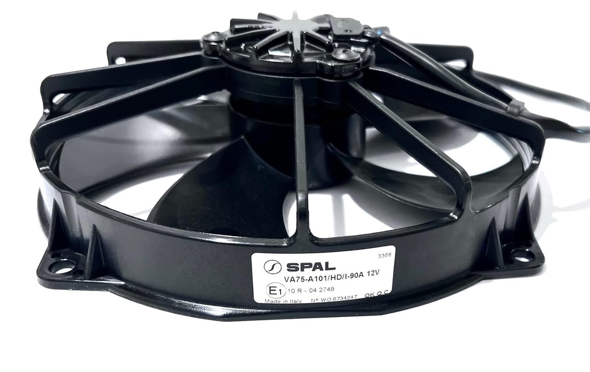 7.2 Puller Radiator Condenser Fan 12 Volt Curved Blade 398 cfm S4339