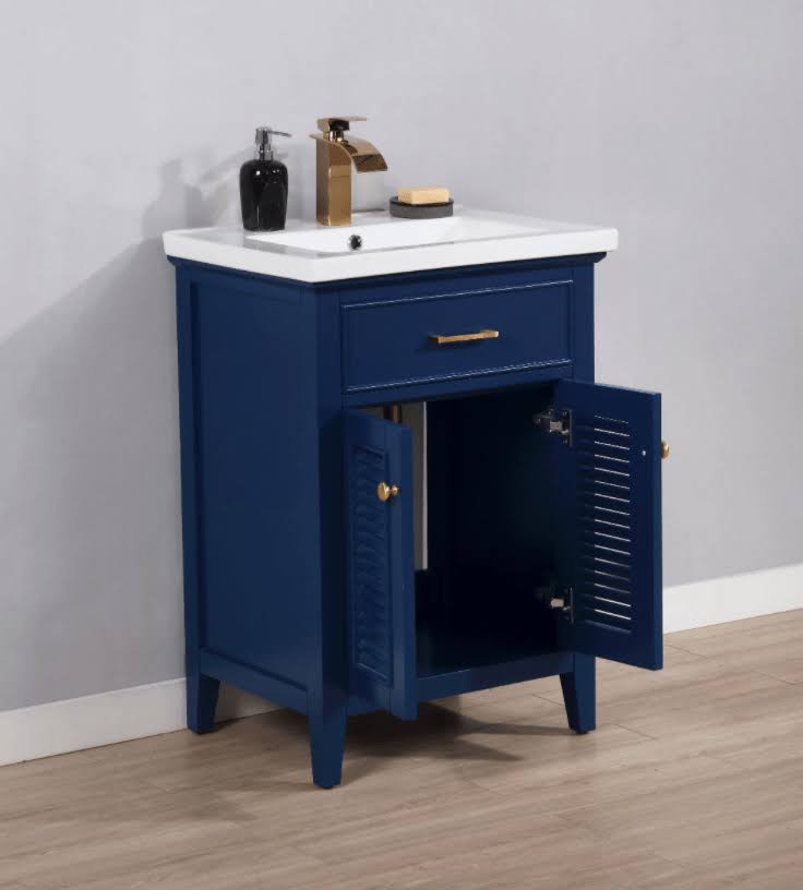 Gray Single Sink Vanity V57631