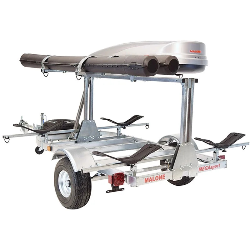 Low Bed Trailer package with Spare, MegaWings, Cargo Box, Rod Tubes K829033