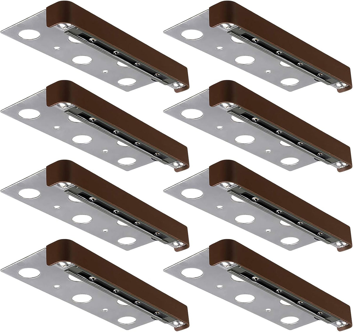 8-Pack 7 Inch LED Hardscape Lighting, 1.5W Outdoor Step Lights, 5000K Daylight R82138