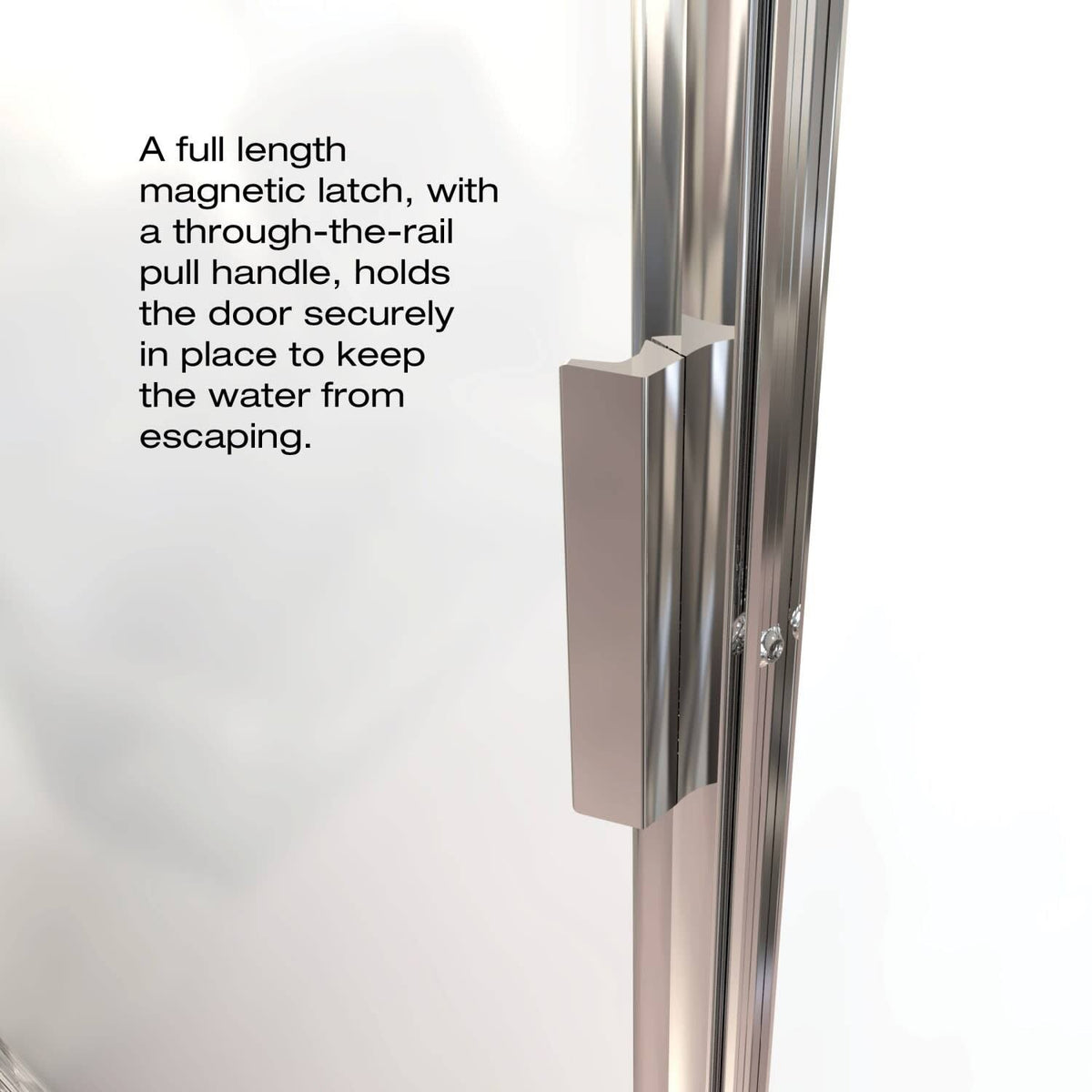 Pivot Framed Shower Door with Silver R289079