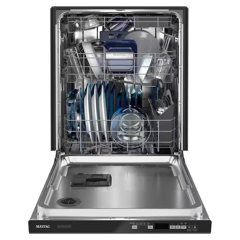 Black Built-in Dishwasher with Dual Power Filtration M939145