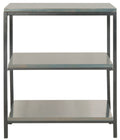 3 Tier Steel Teal Shelf Unit H495214