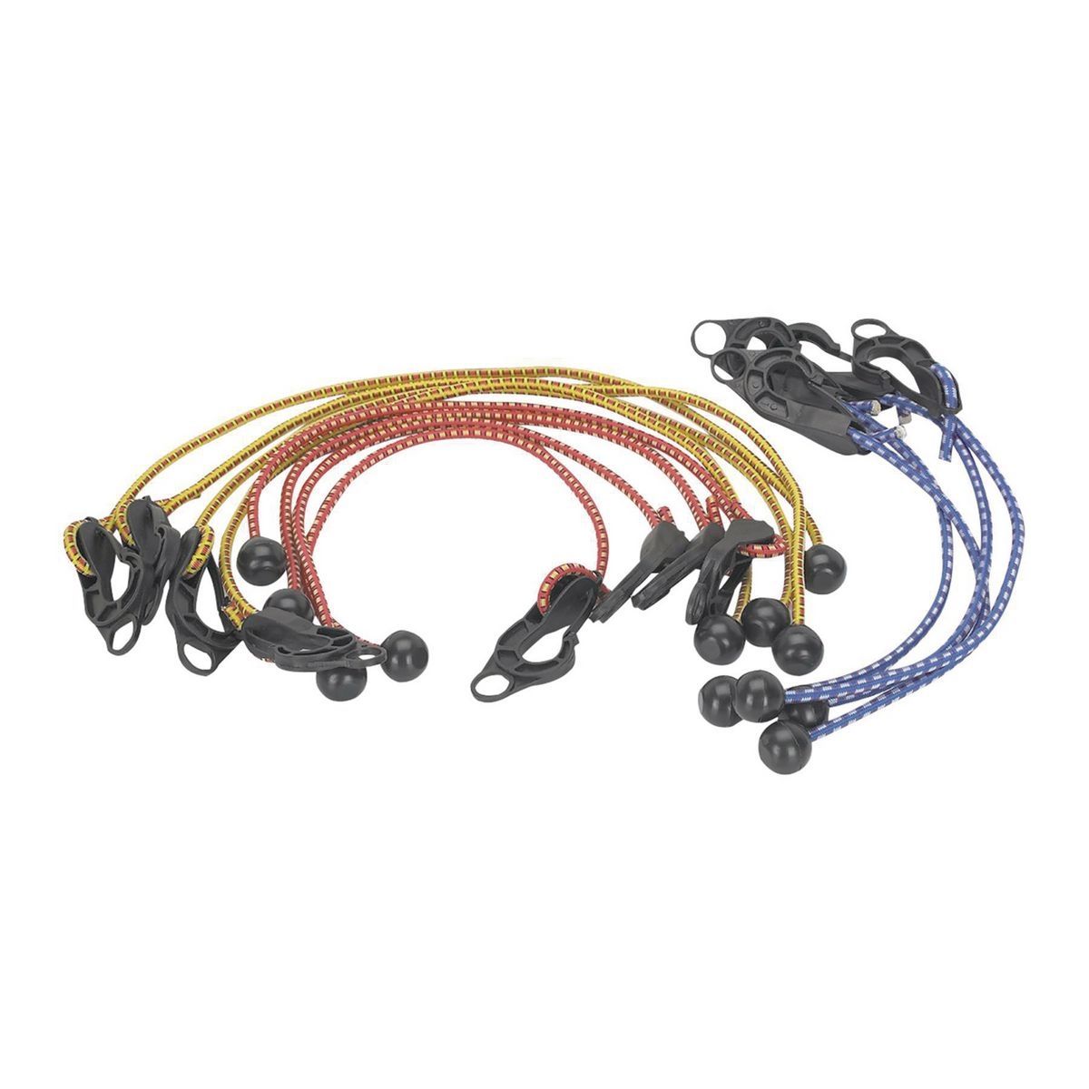 Adjustable Tarpaulin Tie Down Cords, 12 Piece J1713
