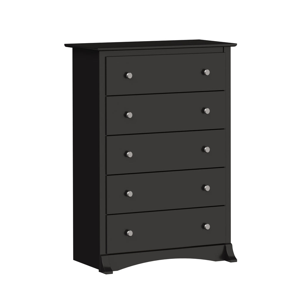 Black 5 Drawer Chest A260812