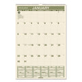 Recycled Monthly Wall Calendar X36395