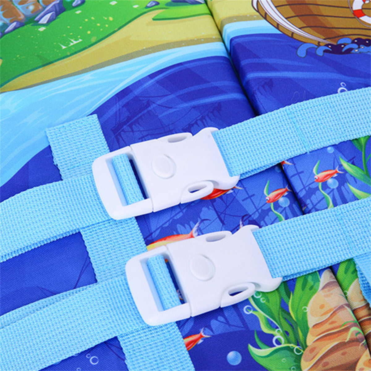 Cartoon Swim Vest with Adjustable Safety Strap Q759737