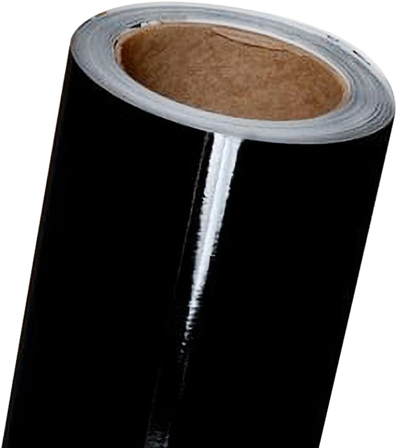 Gloss Black 5ft x 12ft Car Wrap Vinyl Film U581