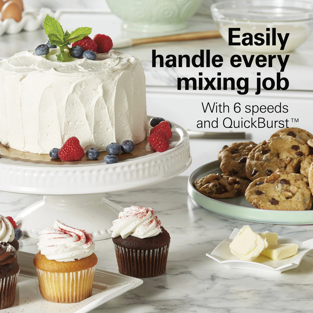 6 Speed Hand Mixer with Storage Case N82830