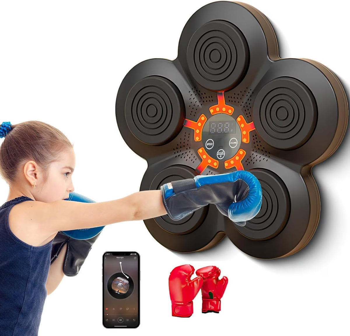 Boxing Training Target Wall Mount React Exercise Machine J95557