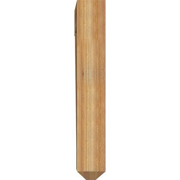 Traditional Craftsman Rough Sawn Bracket, Western Red Cedar Q828035