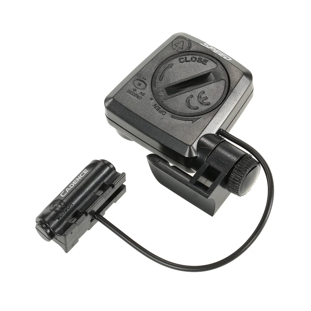 2-in-1 Wireless LCD Cycling Computer Speed Cadence Water-resistant P3594