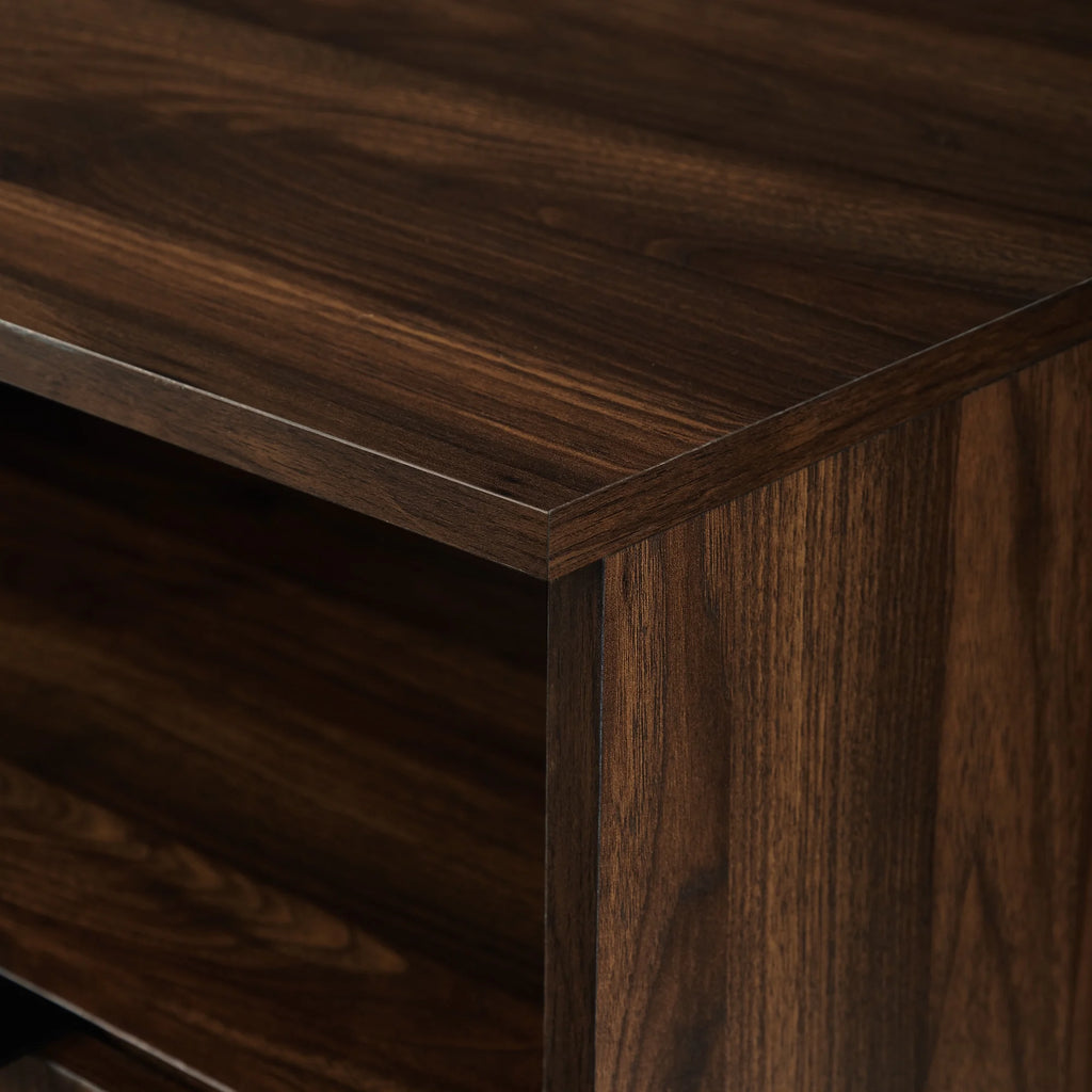 Dark Walnut Angled Door Sideboard M2783