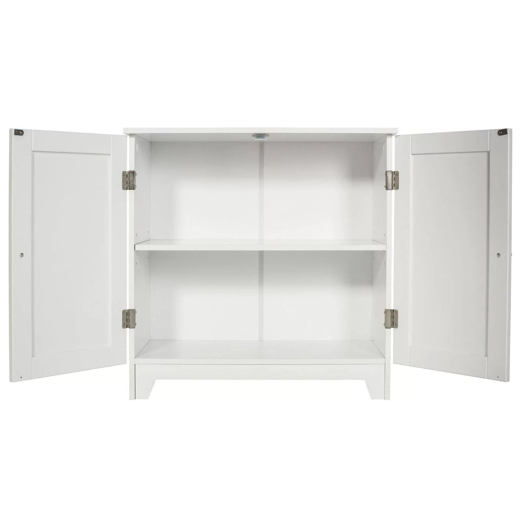 White Double Door Cabinet Q8599