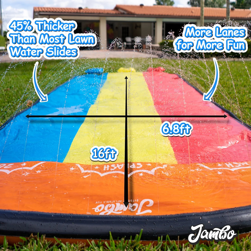 Heavy Duty Water Slide with 3 Bodyboards L424