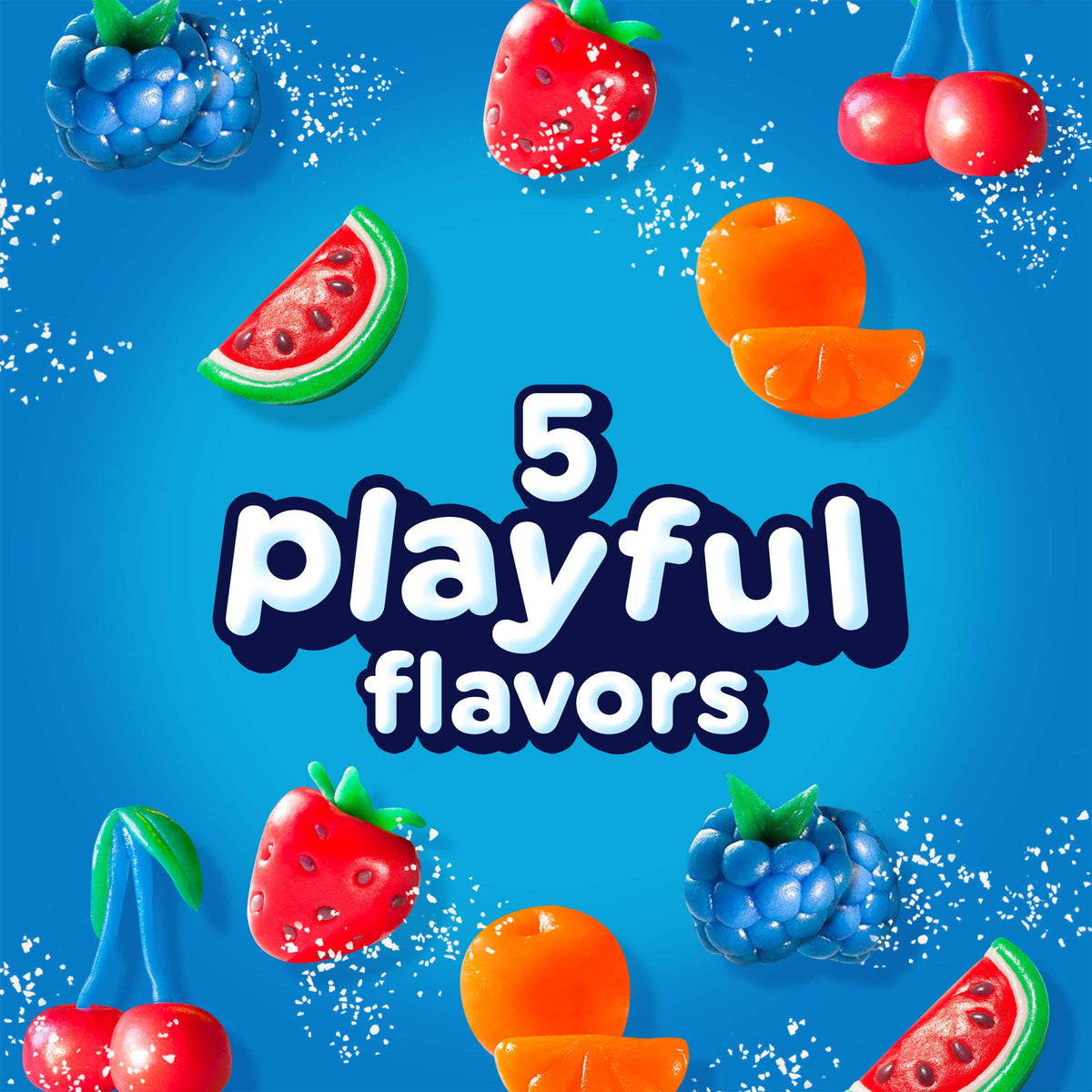 Soft Filled Bites Candy, Assorted Flavors, 6Oz Bag, Box Of 12 Bags J478