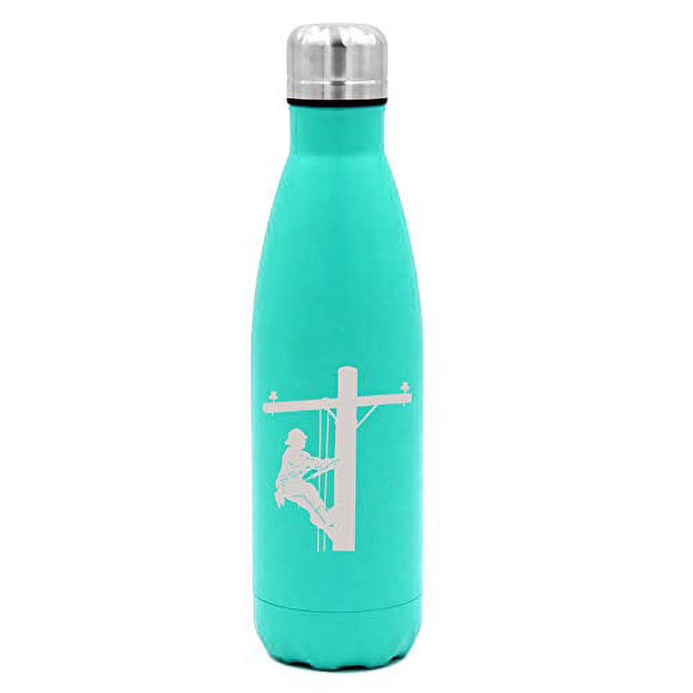 17 oz. Double Wall Vacuum Insulated Stainless Steel Water Bottle Travel Mug Cup Q200