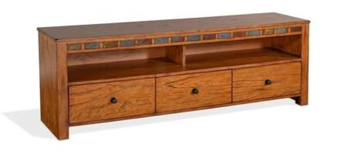 Rustic 74 inch TV Console J739