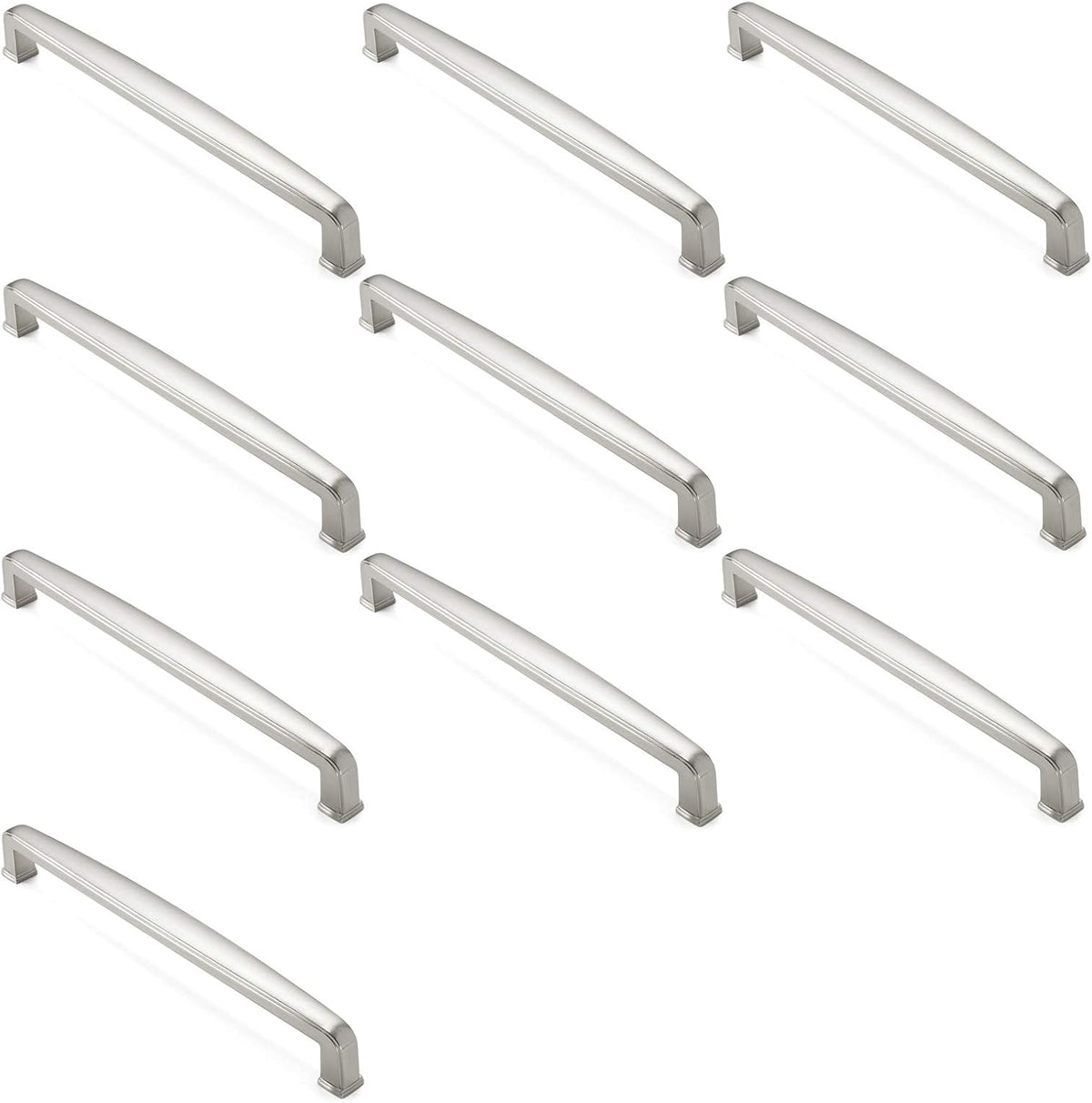 Satin Nickel Kitchen Cabinet Handles Pack of 2 P52258