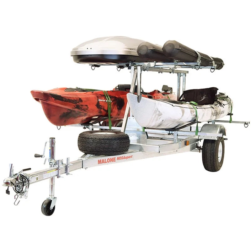 Low Bed Trailer package with Spare, MegaWings, Cargo Box, Rod Tubes K829033