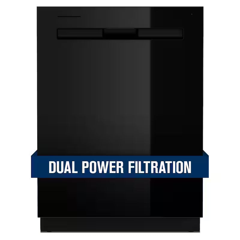 Black Built-in Dishwasher with Dual Power Filtration M939145
