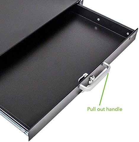 19 Inch Rack Mount Lockable Deep Drawer 1U K5581