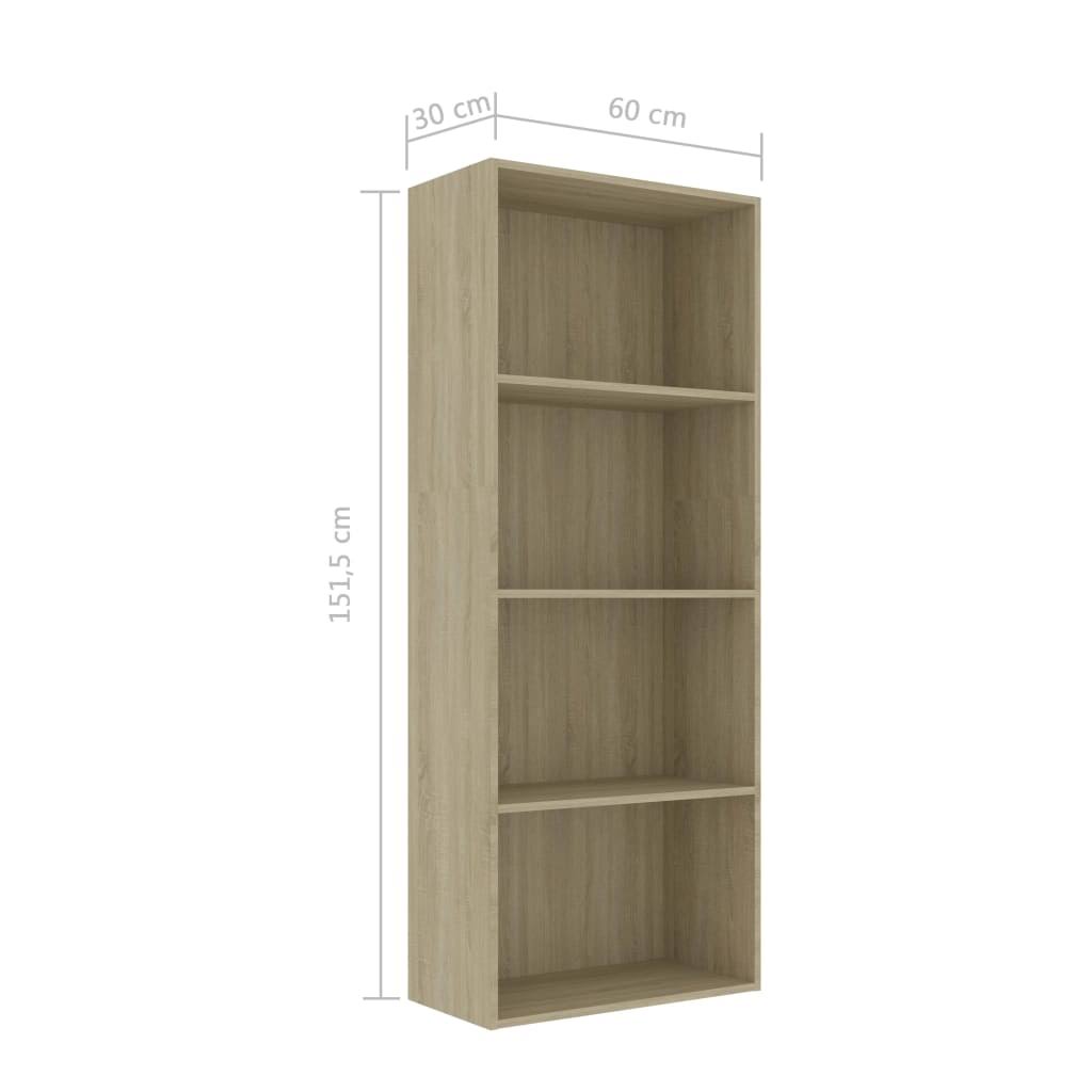 4-Tier Book Cabinet Chipboard R500