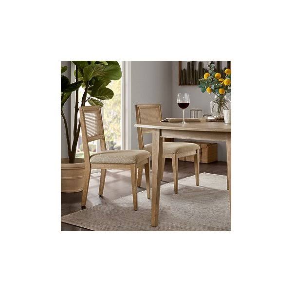 Light Brown Dining Side Chair (Set of 2) U783156