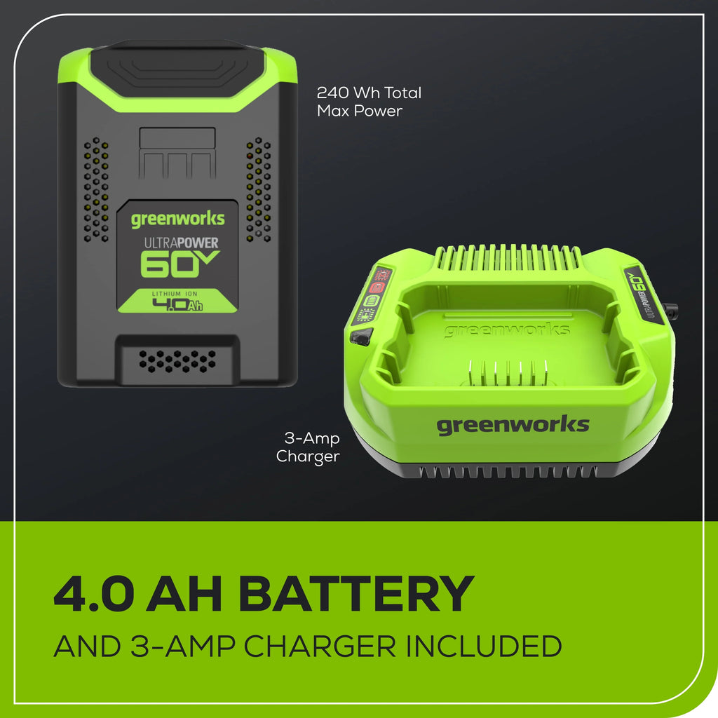60V 16 String Trimmer with 4.0 Ah Battery & 3 Amp Charger V85125