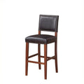 Black Faux Leather Bar Stool Y590