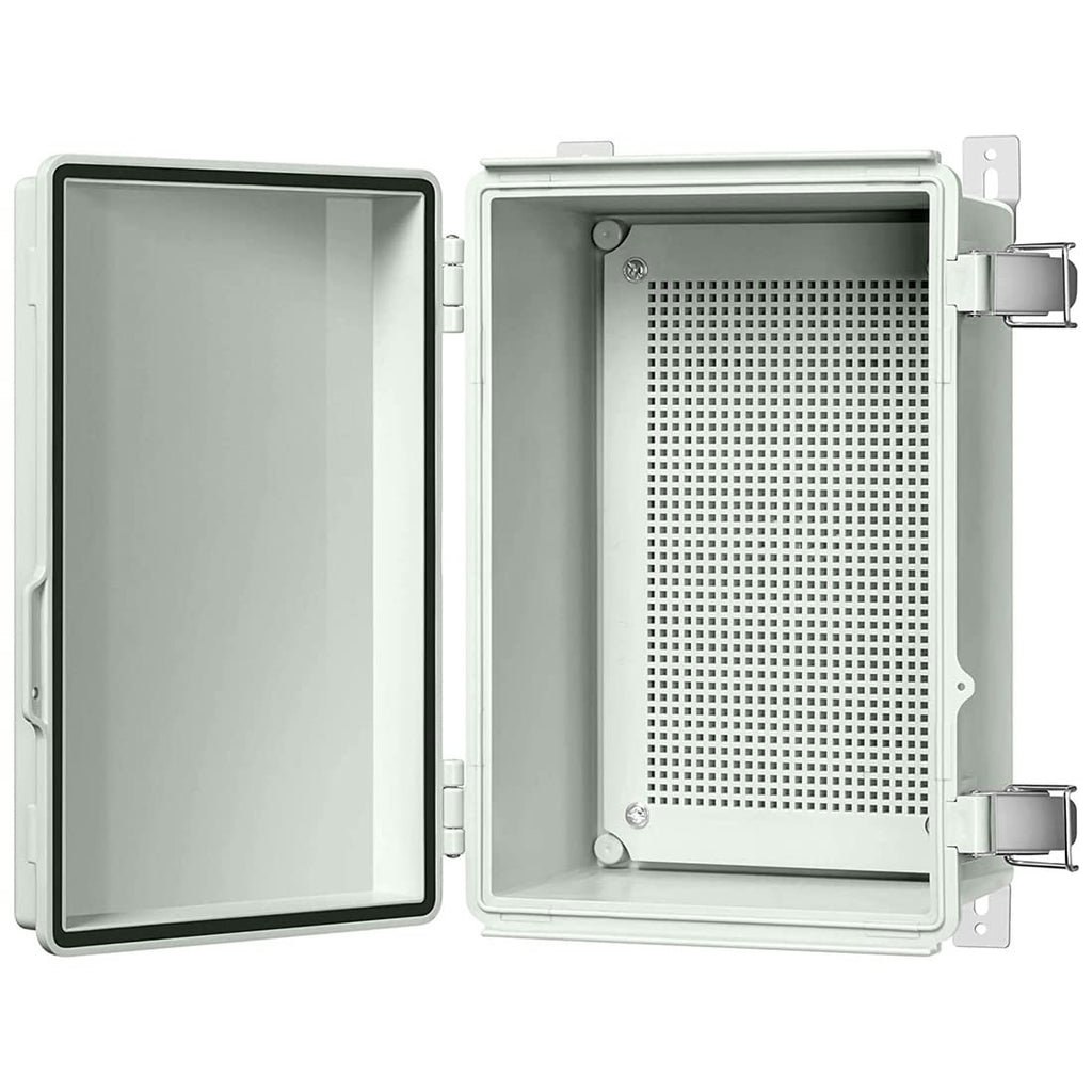 ABS Junction Box with Mounting Plate and Wall Bracket 11.4x7.5x5.5 inch D13523