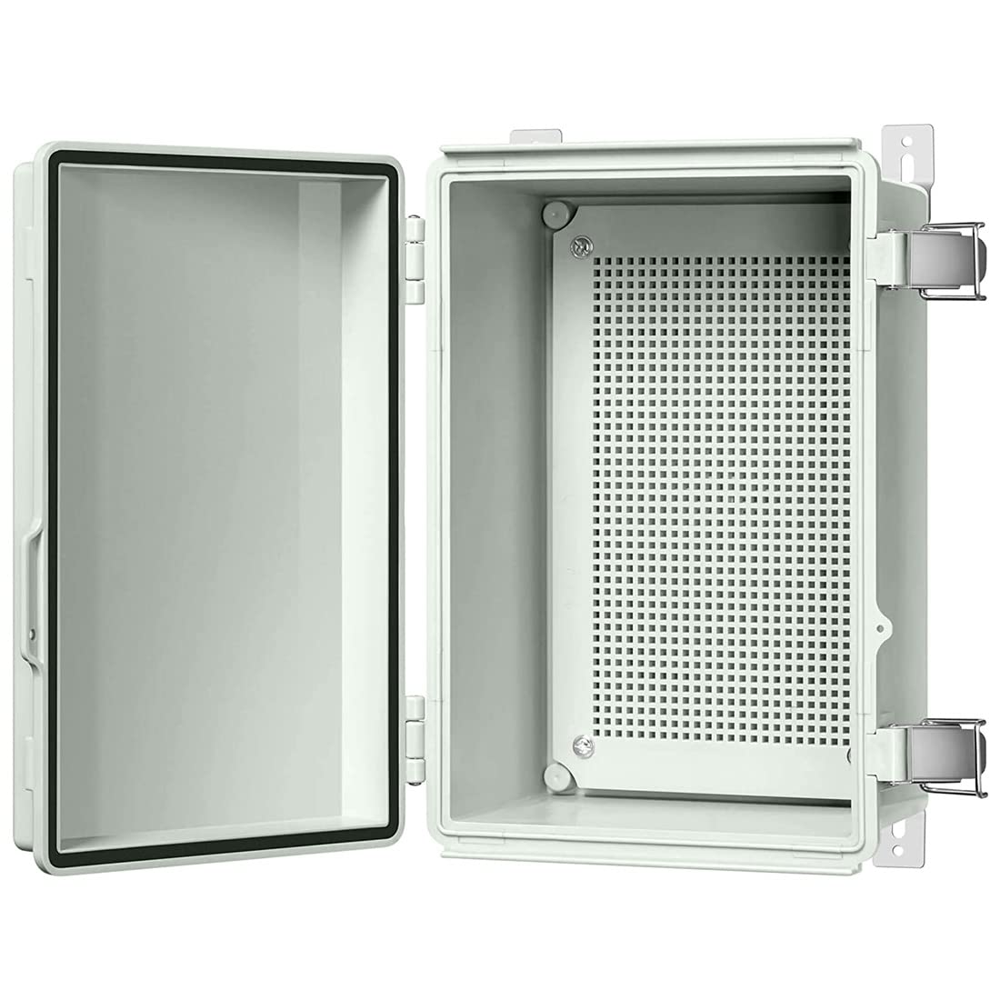 ABS Junction Box with Mounting Plate and Wall Bracket 11.4x7.5x5.5 inch D13523