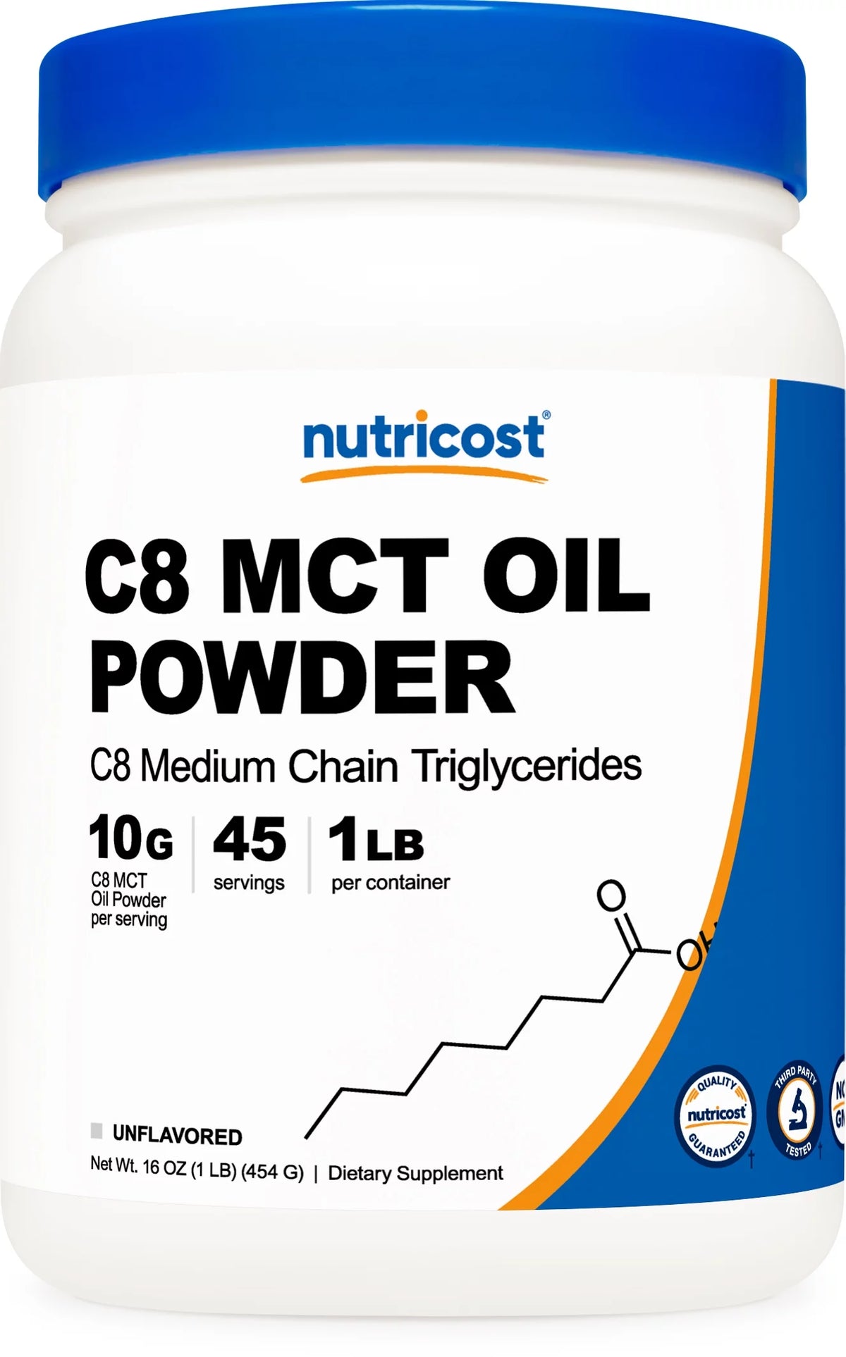 C8 MCT Oil Powder 1LB (16oz) M694