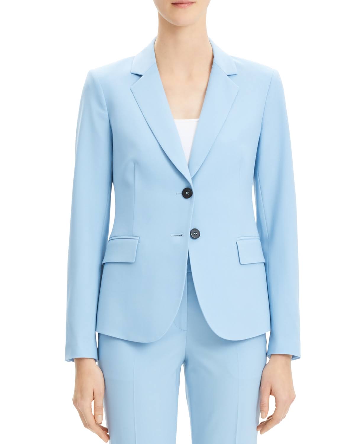 Deep Navy Wool-Blend Blazer N51717