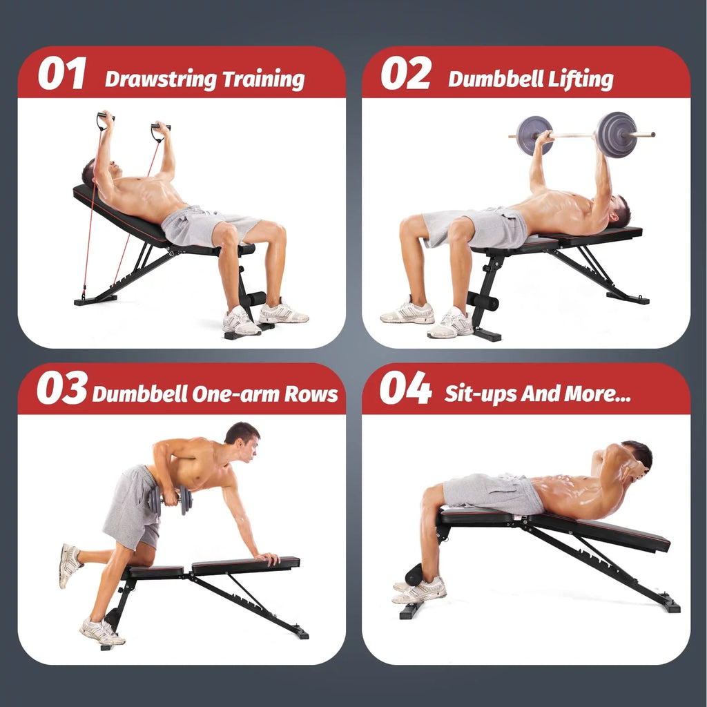 Adjustable Incline Decline Foldable Weight Bench Z632