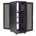 37U Network Server Data Rack Enclosure Cabinet with Vented Doors, Black Q726031