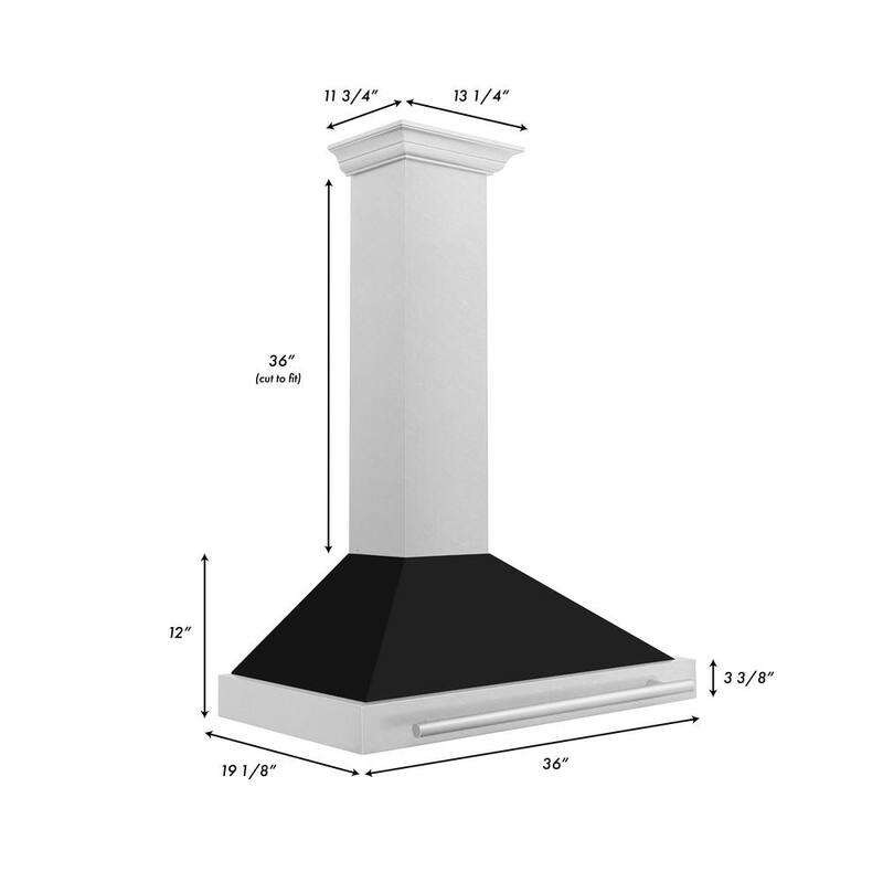 36 in. 400 CFM Ducted Wall Mount Range Hood T125