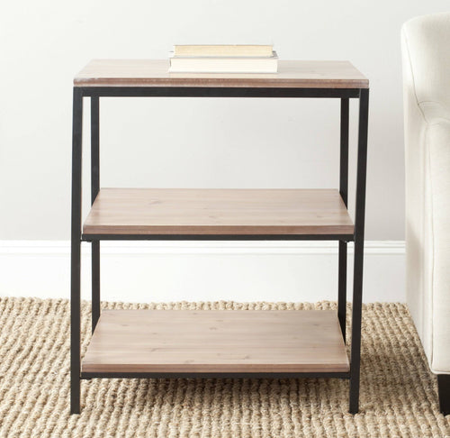 3 Tier Steel Teal Shelf Unit H495214