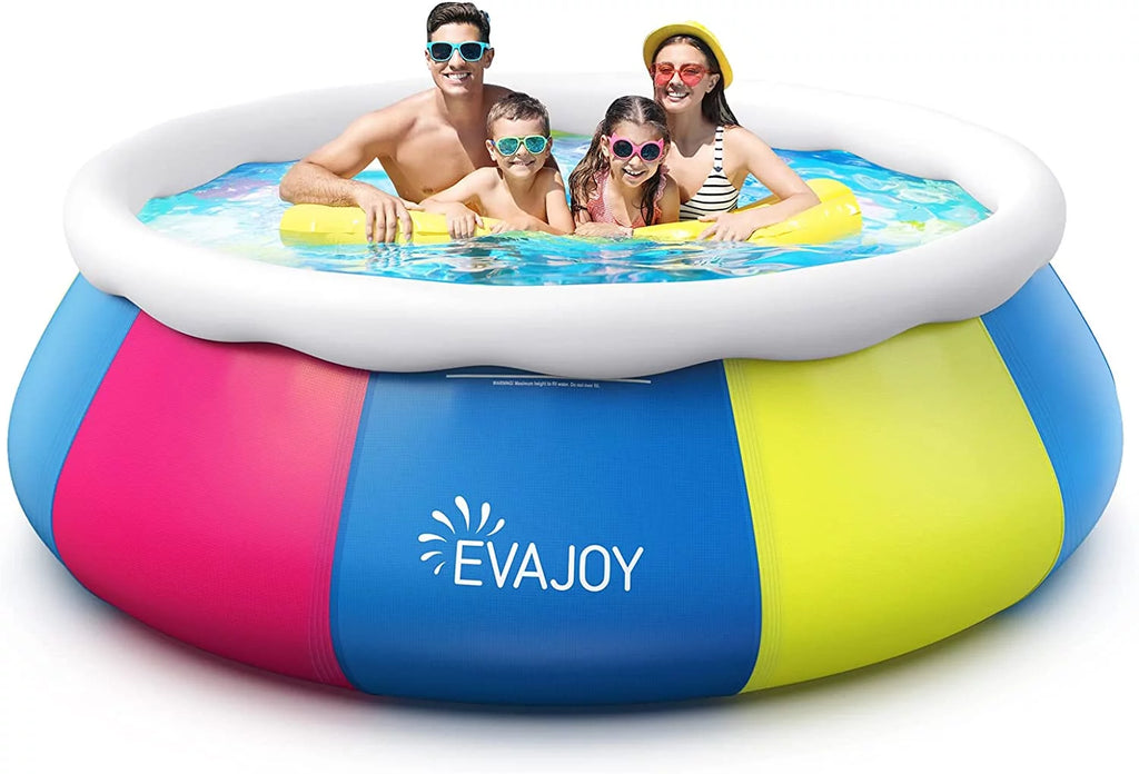 10ft 30in Inflatable Swimming Pool with Pool Cover L6195