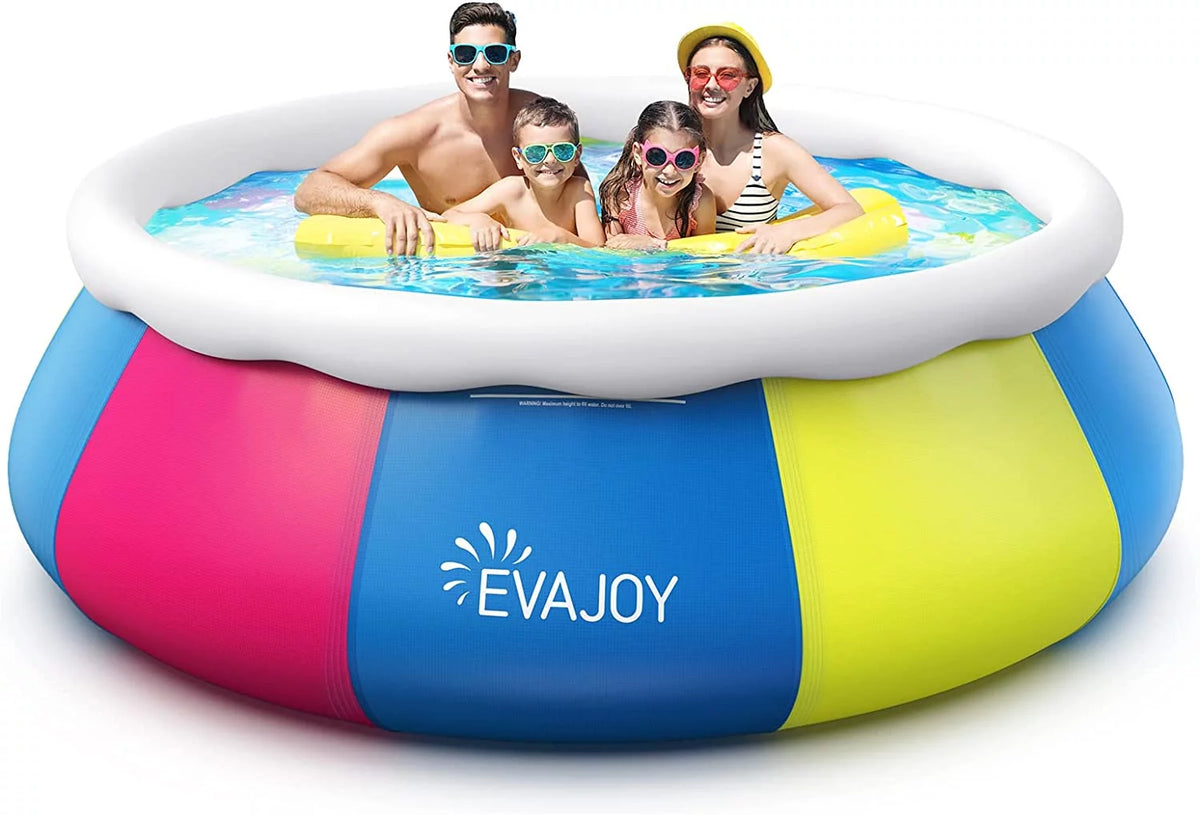 10ft 30in Inflatable Swimming Pool with Pool Cover L6195