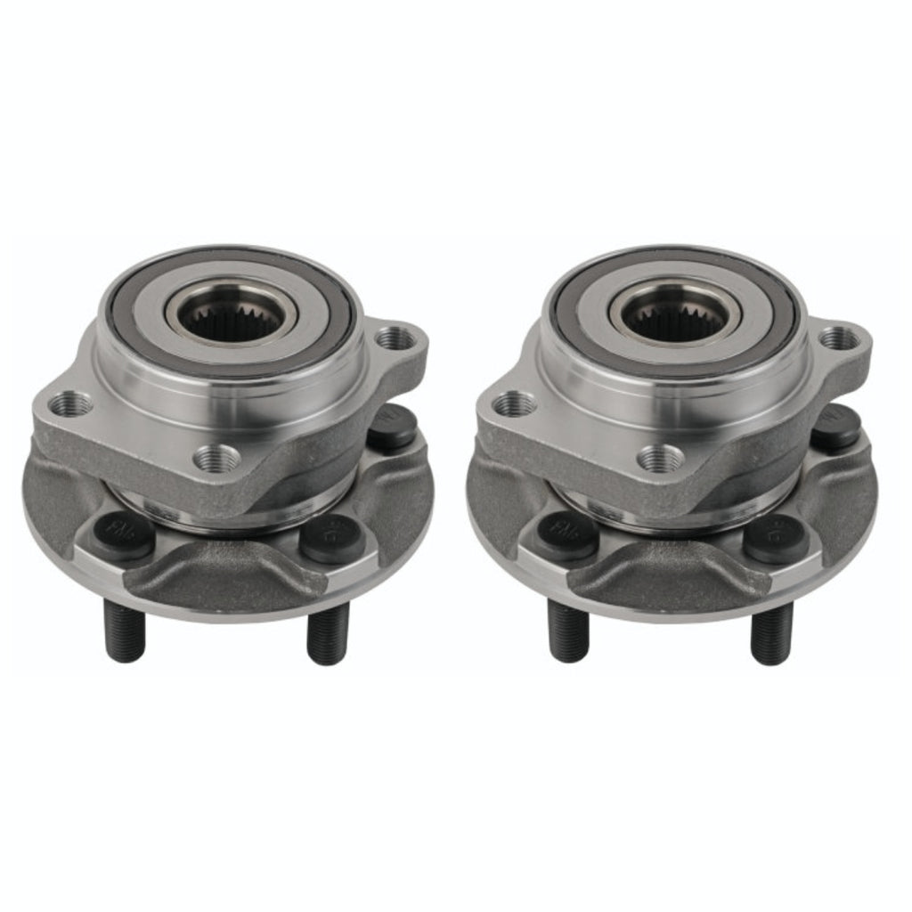 Front Wheel Bearing Hub Assembly Brake Rotor Ceramic Pad Kit P245733