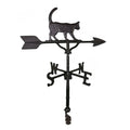 32-in Cat Weathervane, Satin Black Q52625