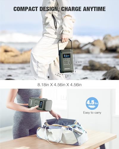 240W Portable Power Station 153.6WH Solar Generator Q92346