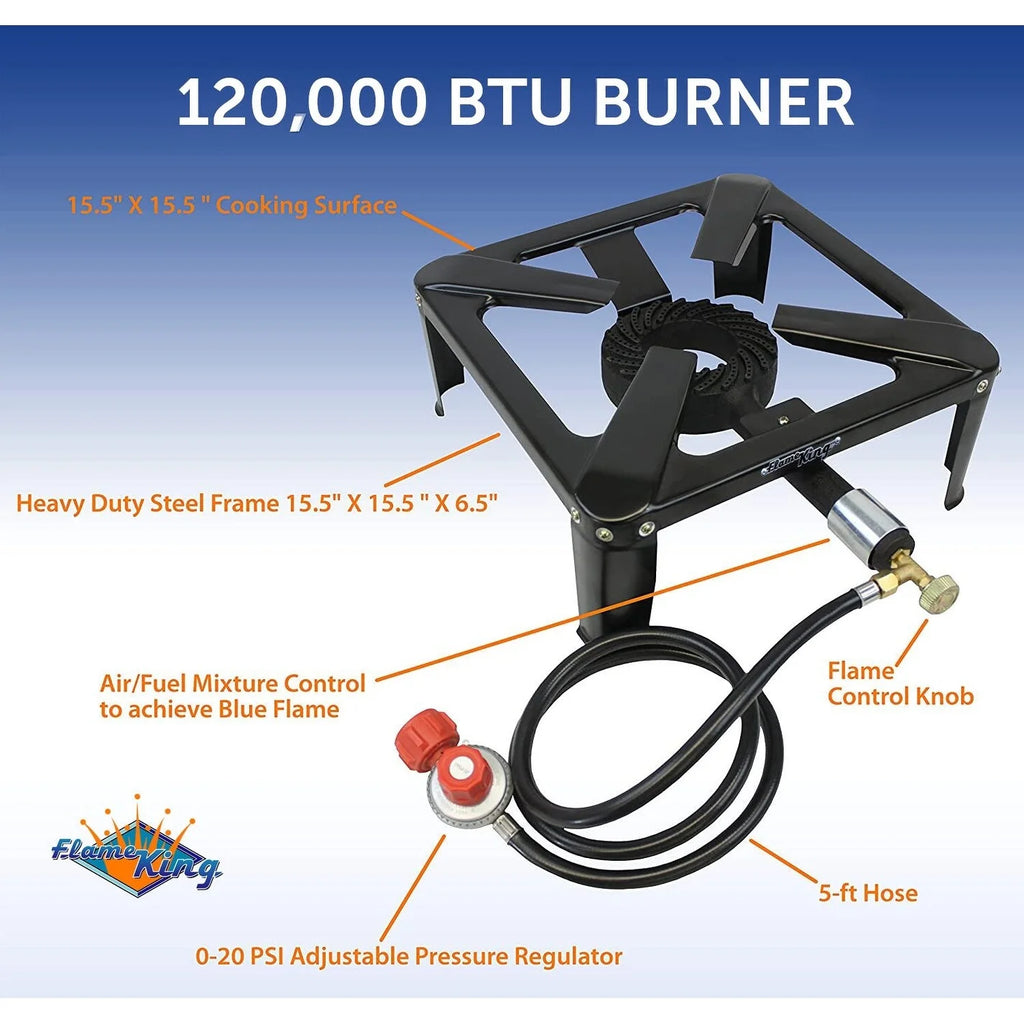 Turkey Fryer Single Propane Burner Outdoor Cooker Y413431