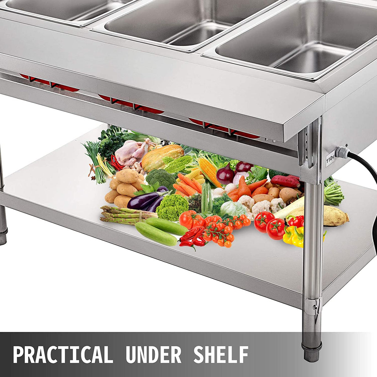3 Pot Commercial Electric Food Warmer Y215