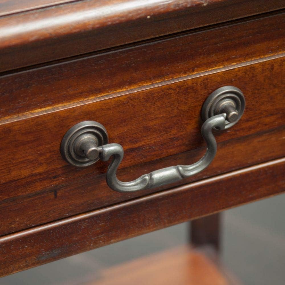 Acacia Wood Accent Table, Brown Mahogany Y23118