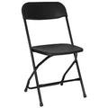 Plastic Folding Chair Black Pack Of 10 L14111