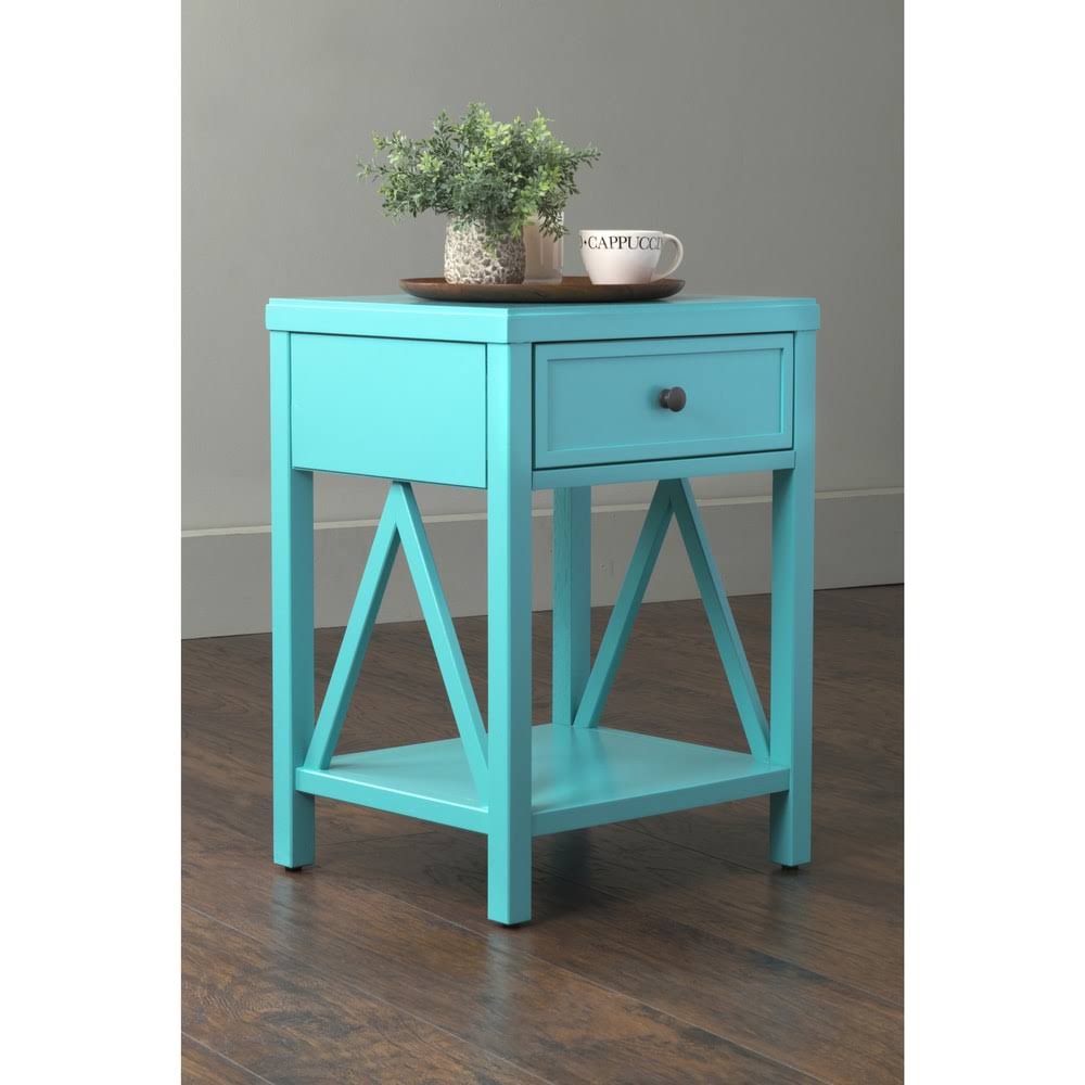 Acacia Wood End Table A10757